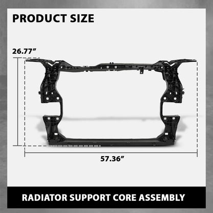 G-PLUS Radiator Support Core Assembly, Compatible with Audi Q5 2018-2023/ Q5 PHEV 2020-2023 L4 2.0L, AU1225140, 80A805594B, 80A805594
