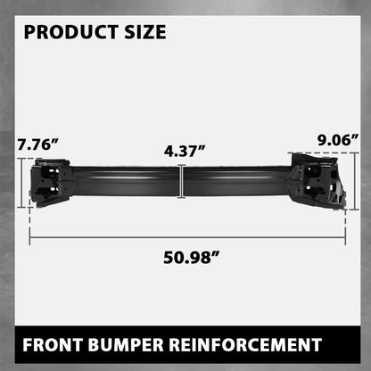 G-PLUS Front Bumper Reinforcement Compatible with Toyota Camry 2016-2017,Fit Toyota Camry (submodel: LE, SE, XLE, XSE) 2015 5202106130, TO1006237