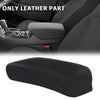 G-PLUS Center Console Cover Compatible with Ford Explorer 2011-2018 Armrest Cover Console Lid Protector Cushion Pad, Black Microfiber Leather Skin