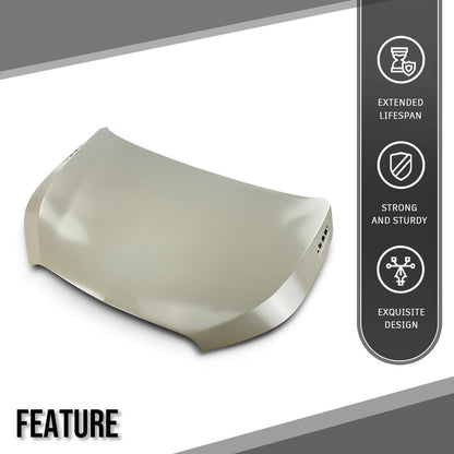G-PLUS Front Hood Panel Compatible with Buick Lacrosse 2014-2016 Gray