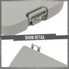 G-PLUS Overhead Console Sunglass Holder Compatible with Ford F250 F350 F450 F550 Super Duty 2002-2007 2C3Z7811586BAB, 2C3Z-7811586-BAB Gray