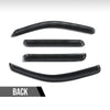 G-PLUS in-Channel Auto Vent Window Visors 4pcs Compatible with Nissan Frontier Crew Cab 2022-2025 in-Channel Rain Guards Smoky