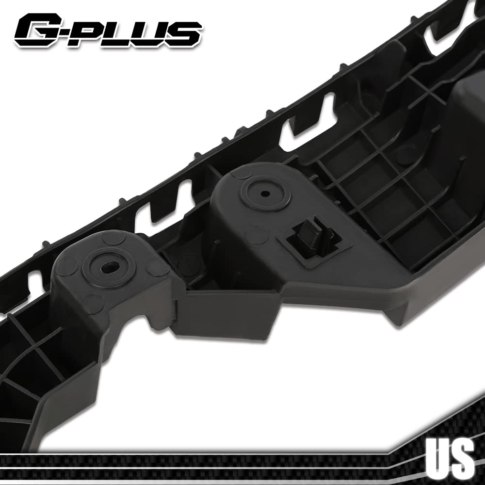 G-PLUS Bumper Bracket Retainer Front Pair Support Compatible with Chevy Trax Black 2015 2016 Driver & Passenger Side Bumper Bracket
