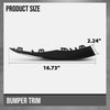 G-PLUS Front Right Outer Bumper Trim Compatible with Benz C300 2019-2023 For Models With AMG Styling 2058859002, MB1047160 Glossy Black