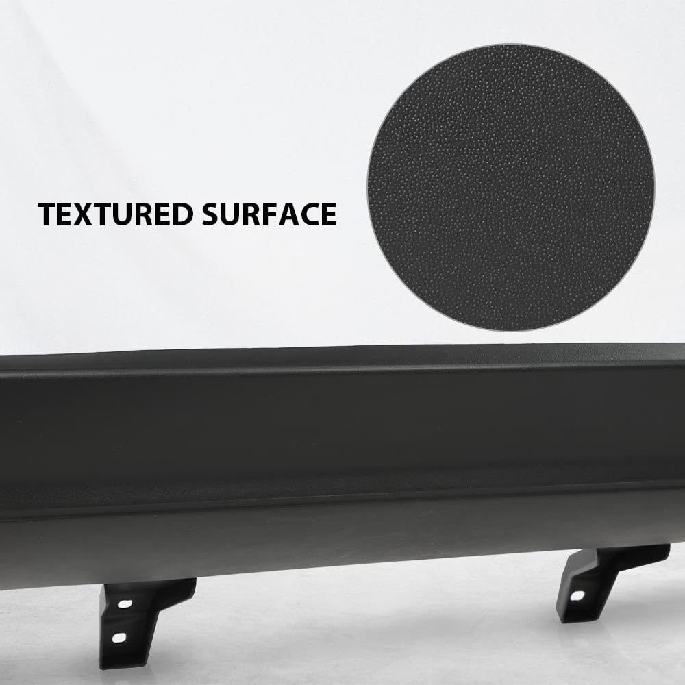 G-PLUS Lower Rear Bumper Cover w/o Tow Textured Compatible with Jeep Grand Cherokee 2011-2021 (For Models with 3.6L Single Exhaust & without Tow Package)