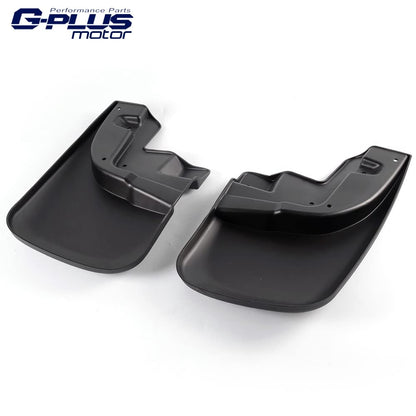 G-PLUS Heavy Duty Molded Mud Flaps Compatible with 2005-2015 Toyota Tacoma,Splash Guards Mudguard 2PCS (Front Molded Mud Flaps)
