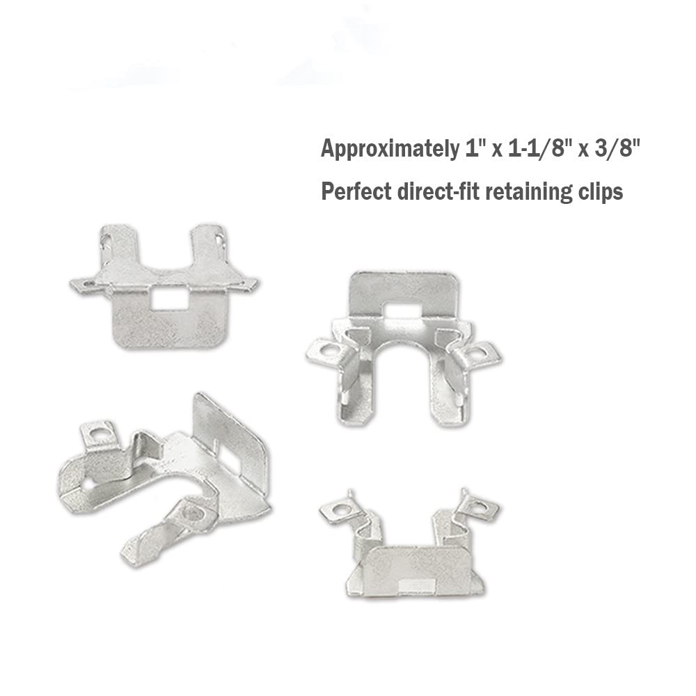G-PLUS Headlight Retaining Clips Compatible with 1992-1996 Ford F150 F250 F350 Bronco Crown Victoria,Headlight Mount Tab Repair Kit 6Pcs