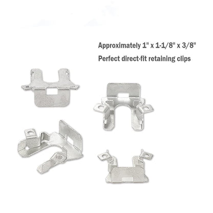 G-PLUS Headlight Retaining Clips Compatible with 1992-1996 Ford F150 F250 F350 Bronco Crown Victoria,Headlight Mount Tab Repair Kit 6Pcs