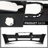 G-PLUS Front Bumper Cover Compatible with Jaguar XF Supercharged 2009-2011 w/Tow Hook Hole & Fog Light Holes & Parking Aid Sensor Holes, C2Z8838XXX, JA1000142, Black