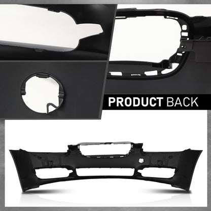 G-PLUS Front Bumper Cover Compatible with Jaguar XF Supercharged 2009-2011 w/Tow Hook Hole & Fog Light Holes & Parking Aid Sensor Holes, C2Z8838XXX, JA1000142, Black