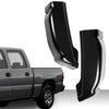 1 Pair Cab Corners Covers Fit For Chevy Silverado GMC Sierra 1999-2007 4 Door Extended Cab Trucks Black