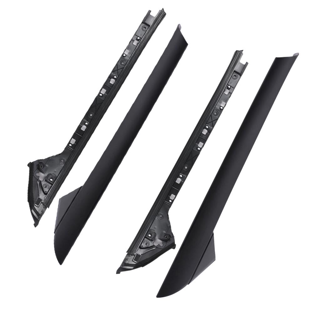 G-PLUS Windshield Pillar Trim Molding Outer and Inner Set Compatible with Ford Explorer 2011-2019 4 Door Utility Window Trim Moulding Driver & Passenger Side 926-450 926-451