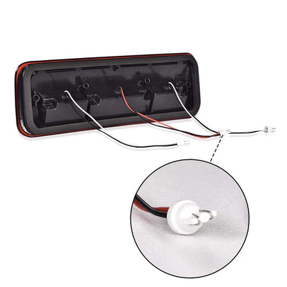 G-PLUS Rear Third Brake Light Led Tail Light Compatible With Ford F150 Explorer 2004 2005 2006 2007 2008 Red Lens Chrome Housing