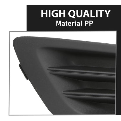 G-PLUS Pair Front Bumper Fog Light Lamp Cover, Compatible with Ford Fiesta 2014-2019, LH Driver & RH Passenger Side 2PCS, D2BZ15266AA, D2BZ15266BA