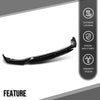G-PLUS Front Bumper Lip Splitter Spoiler Compatible with BMW X5 Model 2019-2023 with M Sport Package Only, Not Fit X5M or Model Without M Sport Package Front Bumper Lip Splitter Glossy Black