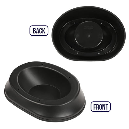 G-PLUS Install 6 x 9 Speakers Universal Angled Speaker Enclosures Boxes Pods Surface Mount Compatible with Rear Deck Door Car Truck ATV Marine,1PC