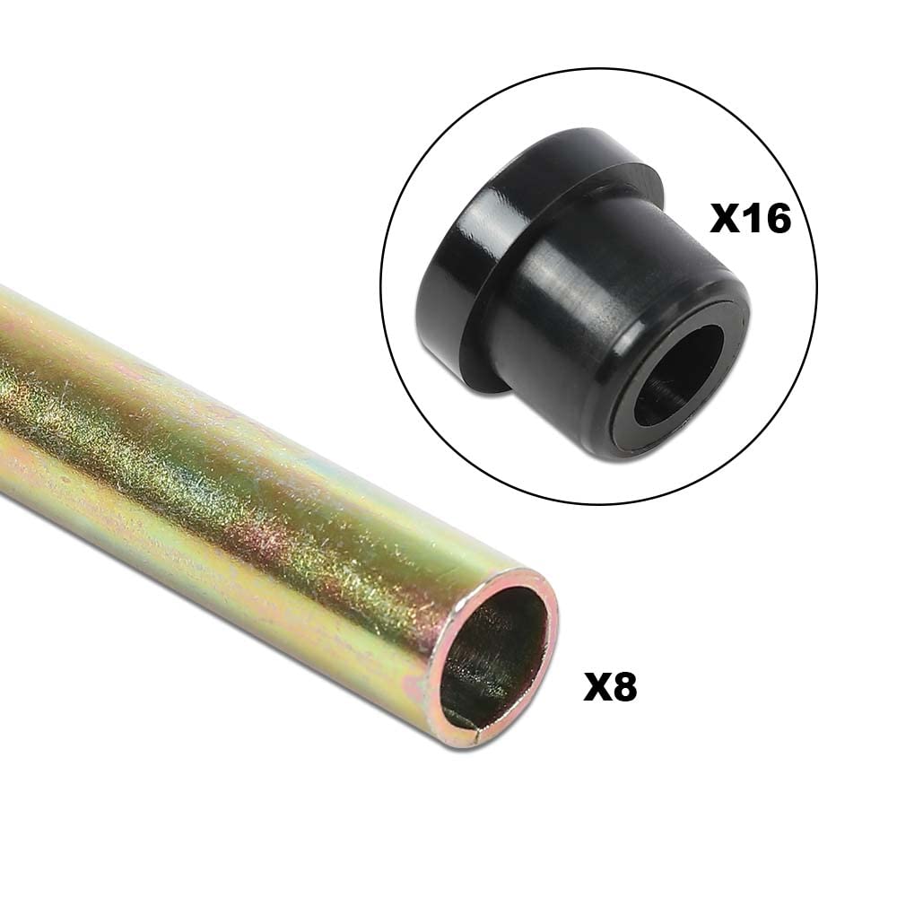 G-PLUS Front Rear Leaf Spring Bushing Set Compatible with Club car DS 1981 and newer Rear Leaf Spring Bushing & Sleeves Kits 1012303 1015583