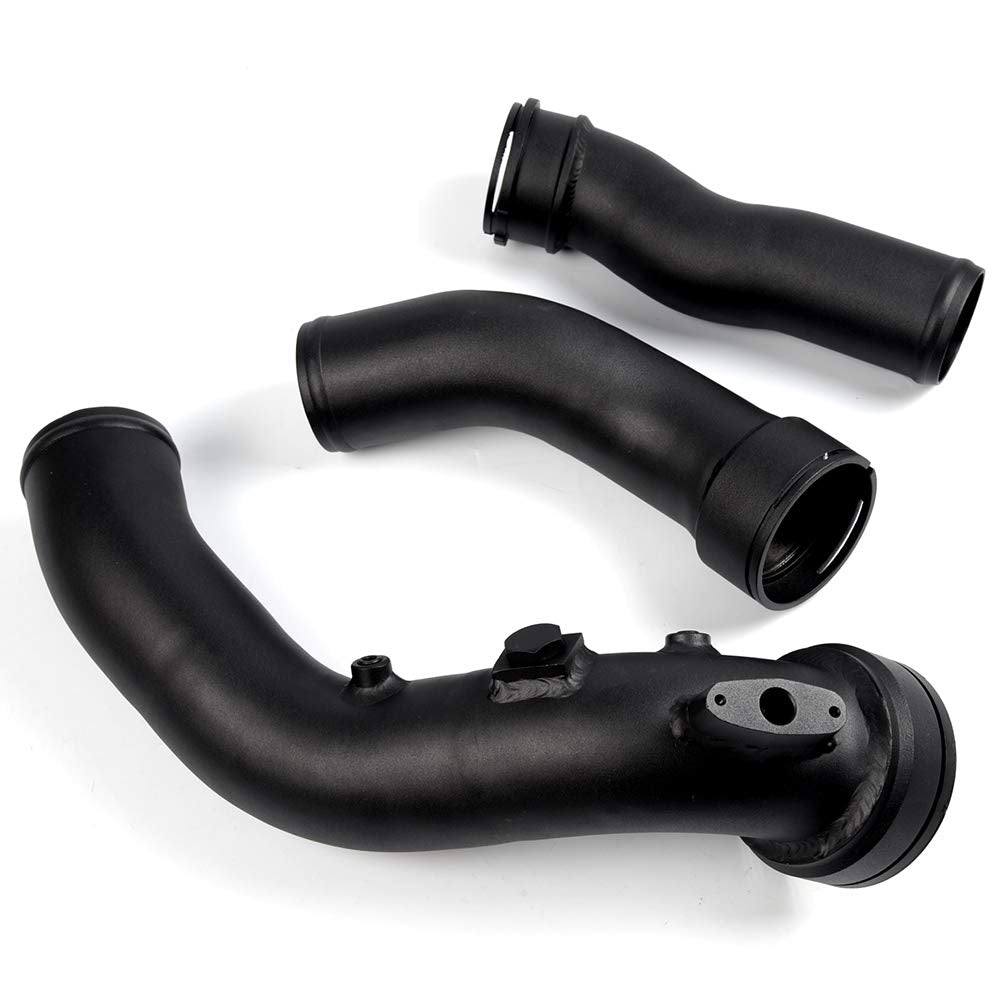 G-PLUS Aluminum Intake Turbo Charge Pipe Kit Compatible with Home Use BMW N55 F2X F3X Black