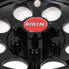 G-PLUS 10" Black Wheel Cover Hub Caps Compatible with EZGO Club Car and Yamaha Golf Cart Hubcaps Set of 4