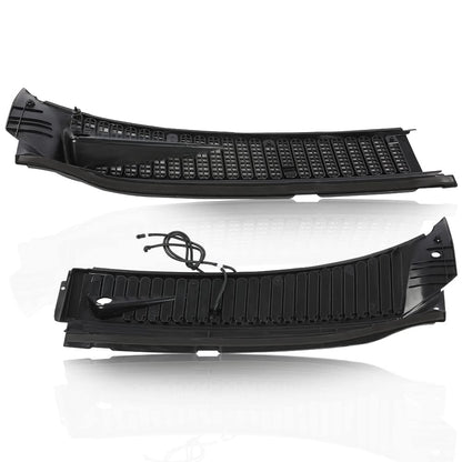 G-PLUS Windshield Wiper Vent Cowl Screen Cover Grille Panel Compatible with Ford 1999-2007 F250 F350 3C3Z-25022A68-AAA, 4C3Z-25022A69-AAA