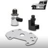 G-PLUS Governor Pressure Solenoid Sensor Set Fit 2000-2025 Dodge Jeep Chrysler Rear Wheel Drive Overdrive Models A500, A518, A618, 42RE, 46RE, 47RE D12432A, D12415C Black