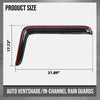 G-PLUS Window Guard Deflectors Compatible with Kenworth C500 W900 T800 Smoky