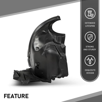 G-PLUS Fender Liner Front, Driver Side Compatible with Benz E250 E300 E350 E400 E550 2126903030, MB1248167