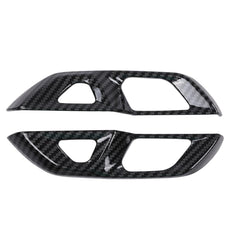 G-PLUS Carbon Fiber Door Lock Switch Panel Cover for Chevy Corvette C8 2020-2023