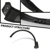 G-PLUS Front Right Fender Flares Compatible with Ford Explorer 2011-2015 Wheel Fender Arch Molding Trim, BB5Z16039AA, Factory Style