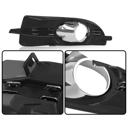 G-PLUS Fog Light Lamp Trim Bezel Cover Compatible with Buick Lacrosse 2010 2011 2012 2013 /Fit Buick Allure 2010 Fog Light Cover Trim 20859108 GM1039120 20859107 GM1038131