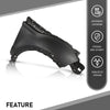 G-PLUS Front Right Fender Panel Compatible with Evoque 2012-2018 Black
