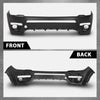 G-PLUS Front Upper Bumper Cover Compatible with Jeep Compass 2017 2018 2019 2020 2021, Fit Models Without Upland Appearance Package, 68351154AA, CH1014124, Black
