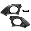 G-PLUS Front Bumper Fog Light Trim Set Compatible with 2009-2010 Toyota Corolla Left & Right w/Fog Light Hole 8148102100, TO1039116, 8148202090, TO1038116 Fog Lamp Accessories