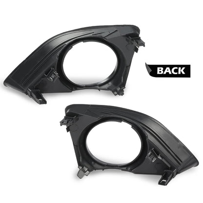 G-PLUS Front Bumper Fog Light Trim Set Compatible with 2009-2010 Toyota Corolla Left & Right w/Fog Light Hole 8148102100, TO1039116, 8148202090, TO1038116 Fog Lamp Accessories