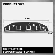 G-PLUS Front Left Bumper Bracket Support for Tesla Model 3 2017-2023 Side View