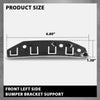 G-PLUS Front Bumper Bracket Support Left Side Compatible with Tesla Model 3 2017-2023 1084181-00-F, 108418100F, 1084181 Black