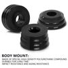 G-PLUS 8PCS Body Cab Mount Bushings Compatible with Ford F250 F350 Super Duty 2008-2016 2WD & 4WD KF04060BK, Black