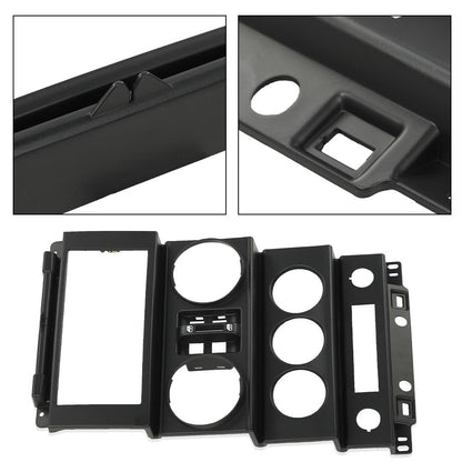 G-PLUS Dash Board Instrument Panel Dash Center Bezel Trim Compatible with Jeep Wrangler 2007 2008 2009 2010