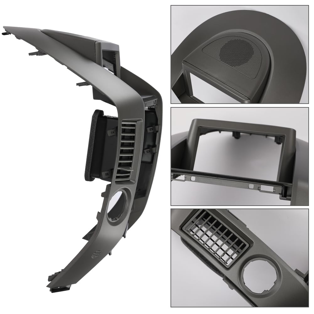 G-PLUS Dash Center Console Panel Lid Bezel w/Center Speaker&Cigarette Lighter Compatible with Nissan Armada SE LE SE 2005-2006/ Pathfinder Armada SE LE 2004/ Titan SE LE XE 2004-2015