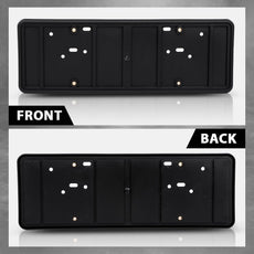 G-PLUS Bumper License Plate Bracket for Dodge Jeep Chrysler 2013-2021 Black Product Image