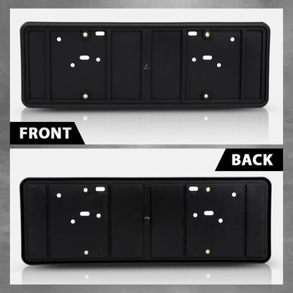 G-PLUS Bumper License Plate Bracket Compatible with Dodge Jeep Chrysler 2013-2021 68213436AC Black