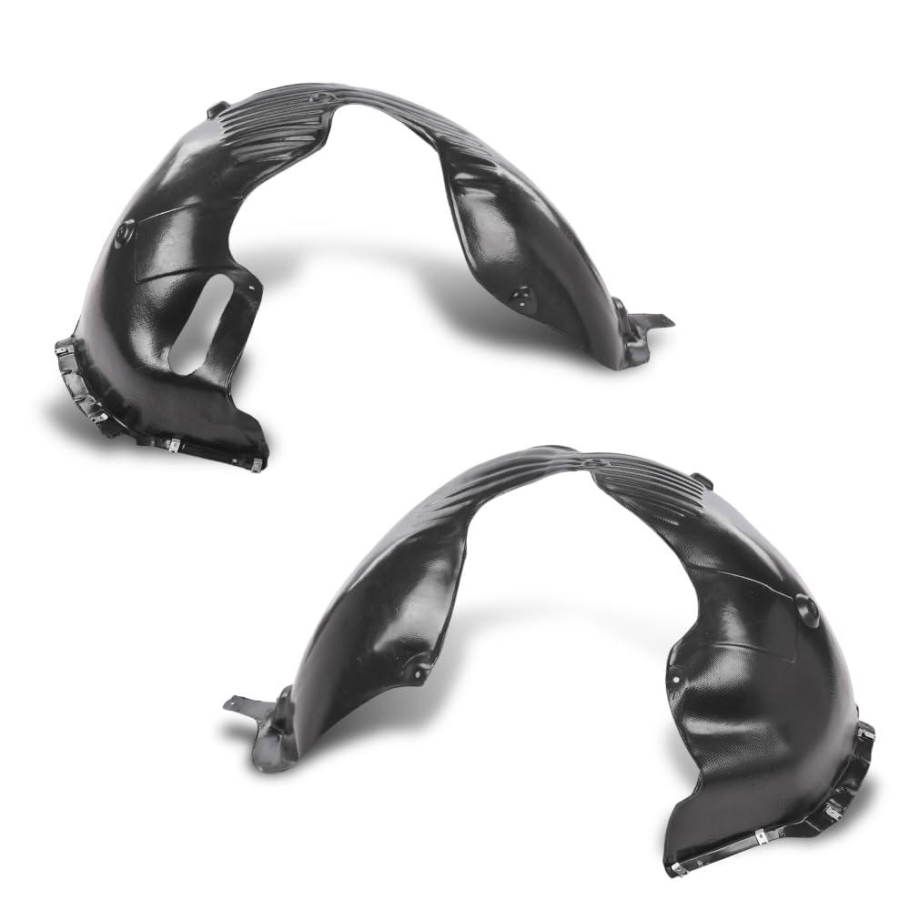 G-PLUS Front Inner Fender Liner Set Compatible with Hyundai Sonata Limited 2015-2017 86811-C2310, 86811C2300PFM, 86811C2310PFM, 86812-C2310, 86812C2300PFM, 86812C2310PFM, HY1248168 2 PCS Black