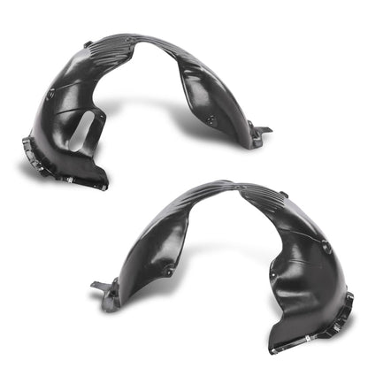 G-PLUS Front Inner Fender Liner Set Compatible with Hyundai Sonata Limited 2015-2017 86811-C2310, 86811C2300PFM, 86811C2310PFM, 86812-C2310, 86812C2300PFM, 86812C2310PFM, HY1248168 2 PCS Black