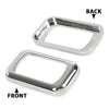 G-PLUS 3PCS Chrome Rocker Switch Trims Compatible with Many Freightliners & Some Peterbilt & Kenworths Using Rocker Switches Three Pack of Switch Trim Rocker Plain Snap Mount Plastic