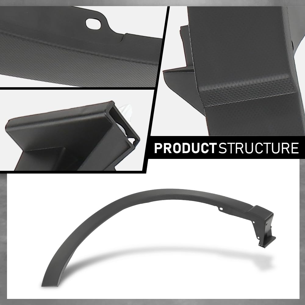 G-PLUS Front Left Fender Flare Compatible with Subaru Forester 2019 2020 2021 Wheel Arch Molding 91112SJ210, SU1290102