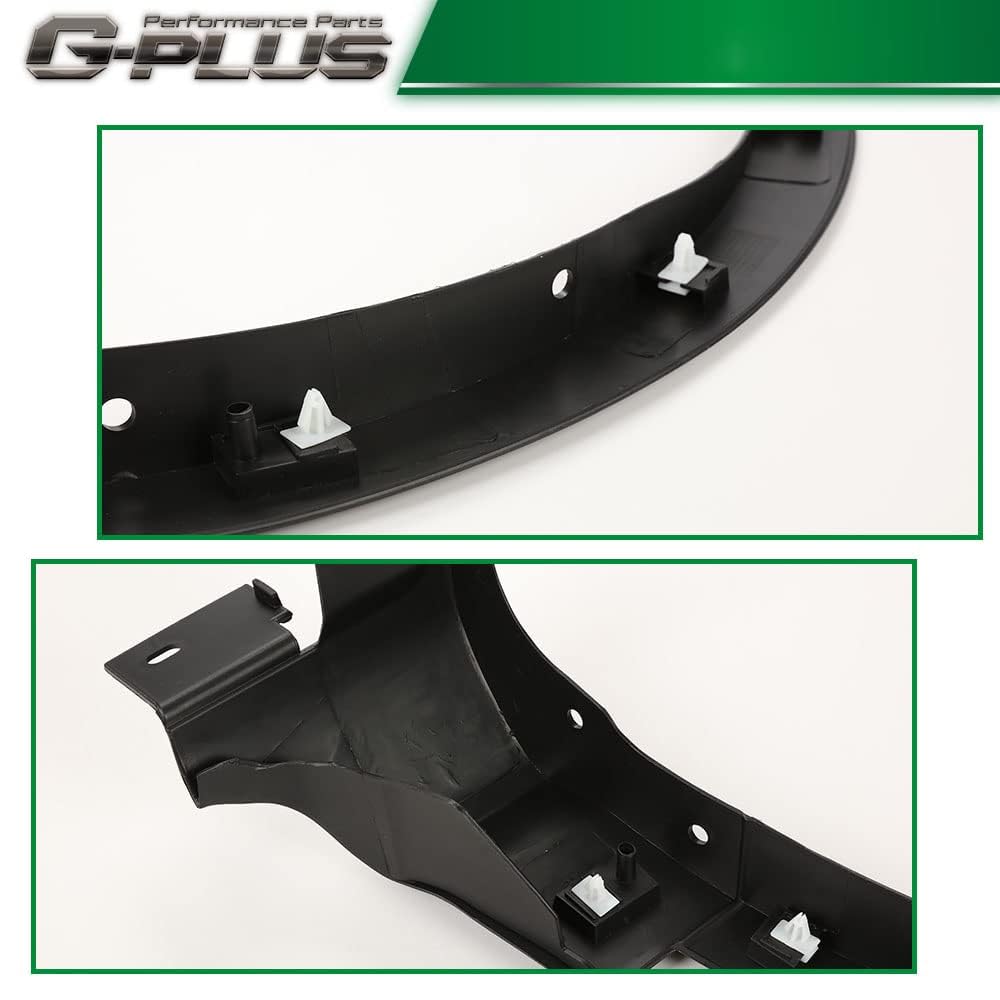 G-PLUS Front Right Fender Flare Compatible with Ford Escape 2013-2017, Wheel Well Arch Opening Molding Flares Black Wheel Cover Protector CJ5Z-16268-AB
