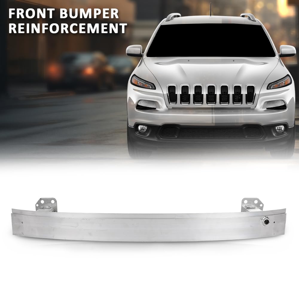 G-PLUS Front Bumper Reinforcement Compatible with Jeep Cherokee 2014-2018 Aluminum 68096072AB