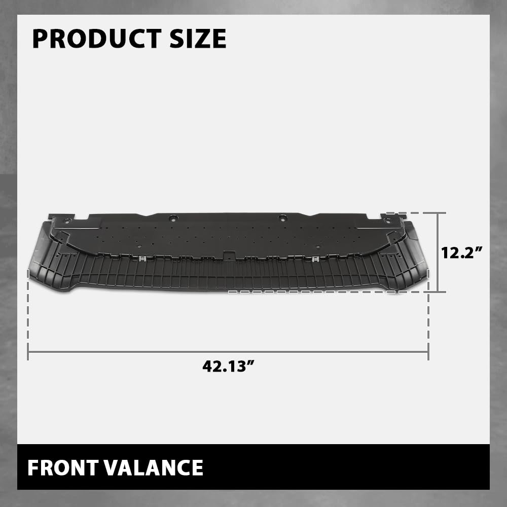 G-PLUS Front Valance Plate Compatible with Audi A4 2013-2016, Fit for Models Without S-Line Package 8K0807611, AU1087100