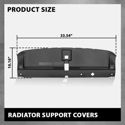 G-PLUS Radiator Support Cover Compatible with Hyundai Tucson 2016-2021, 86342D3000, HY1224111 Black