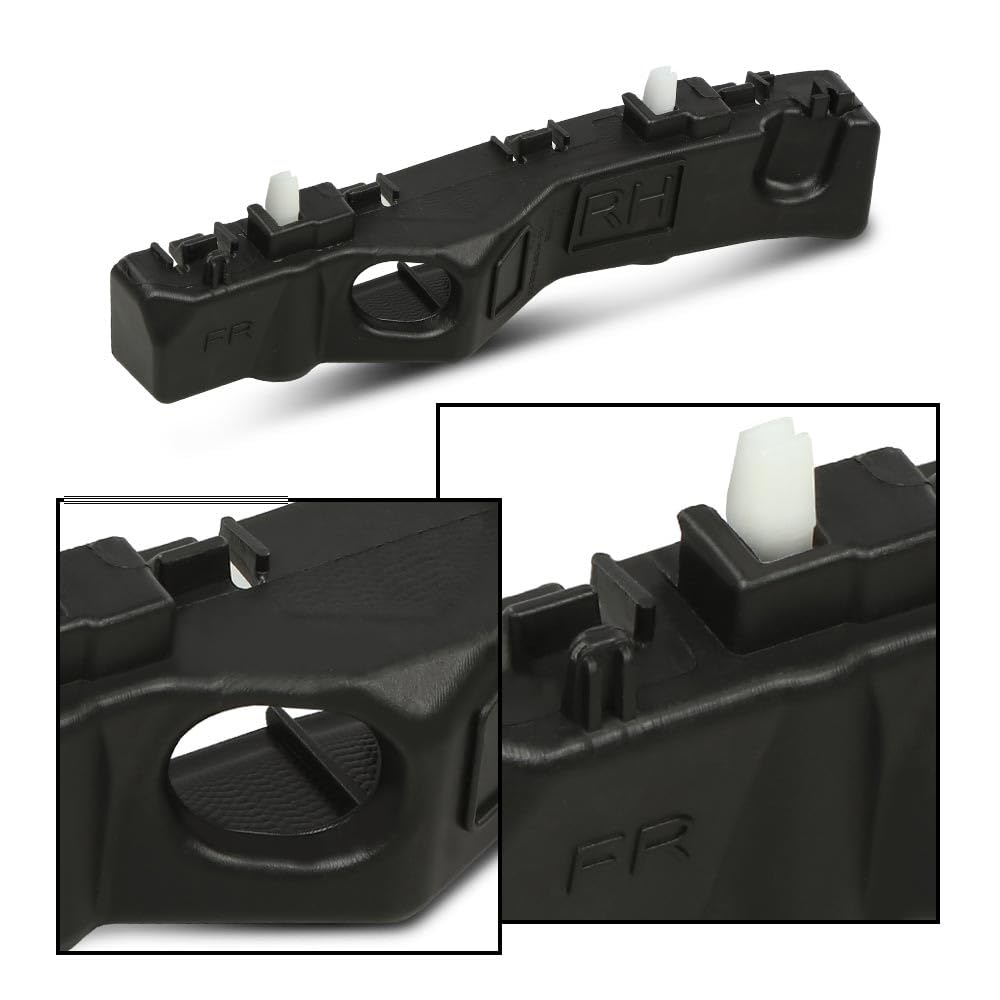 G-PLUS Front Bumper Bracket Retainers Assembly Set 2pcs Compatible with 2019-2022 Kia Forte 86551-M6500 8655-1M7000 86551-M7500 86551-M6000 86552-M6000 Black